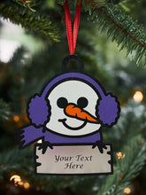 Load image into Gallery viewer, Handcrafted Personalized Ornament - Customizable Christmas Decor, Perfect for Families!
