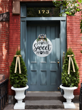 Load image into Gallery viewer, Home Sweet Home Paw Print Sign
