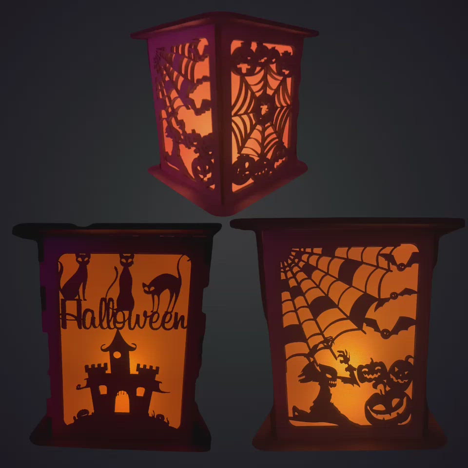 Halloween Tealight Lantern