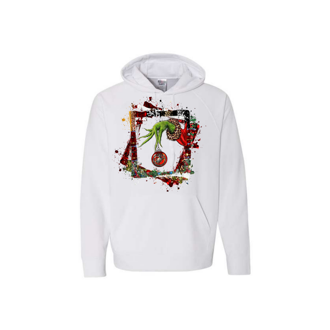 Grinch Marine Christmas Sweatshirt