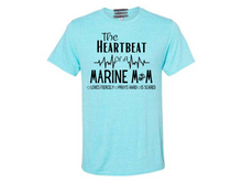 Load image into Gallery viewer, &quot;Hearbeat of a Marine Mom&quot; Tee
