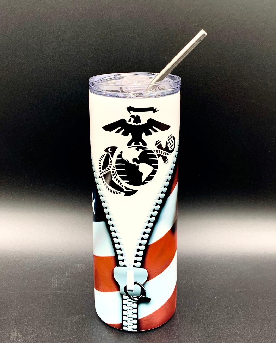 USMC Themed 20oz Tumbler