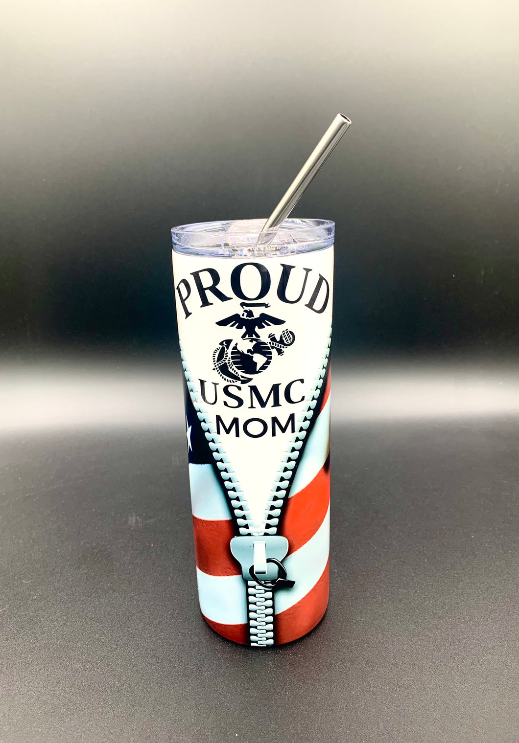 Proud USMC Mom 20oz Tumbler