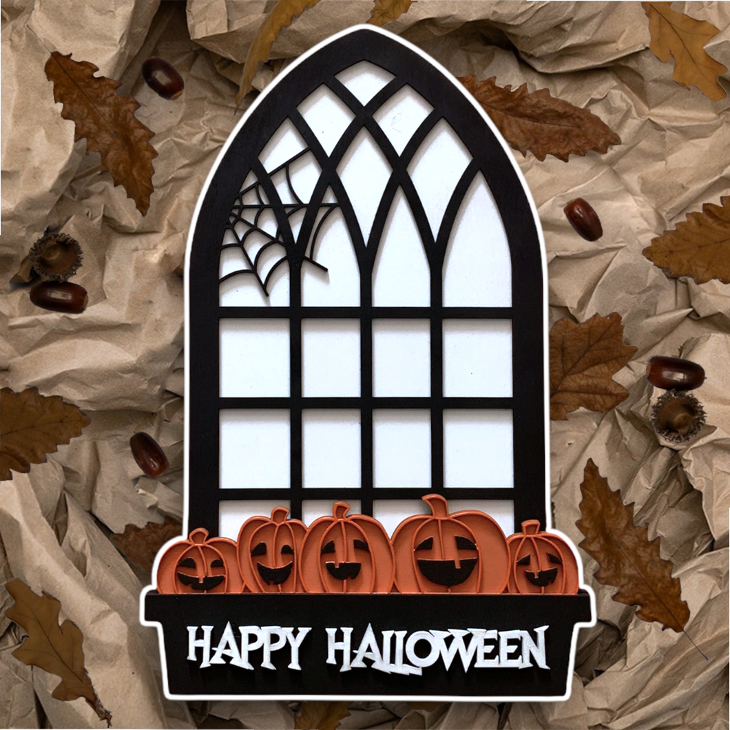 Happy Halloween Arch Wall Decoration