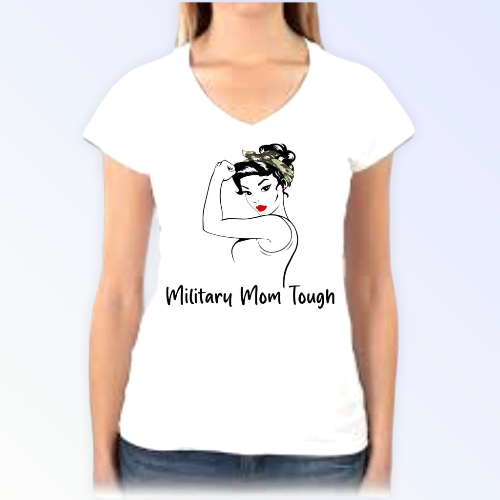 Military Mom Tough tee