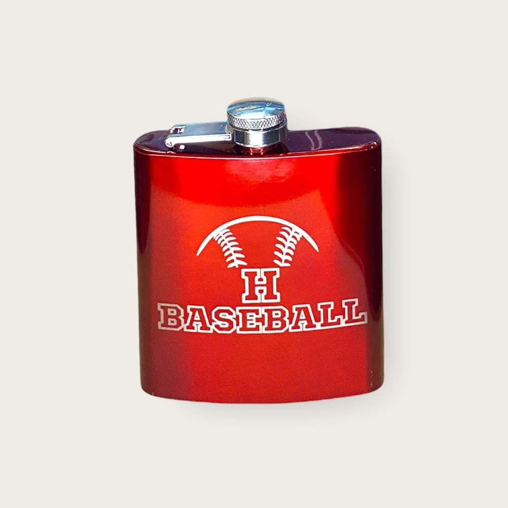 Custom Engraved 6oz. Flask - Many Colors