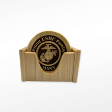 Load image into Gallery viewer, Proud USMC Family Coaster Set
