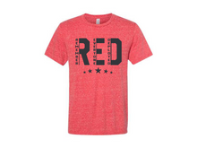 Load image into Gallery viewer, RED Friday Customizable Shirt
