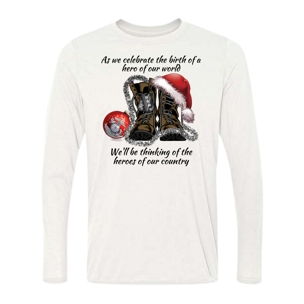 Special Edition Marine Hero Holiday Long Sleeve Shirt