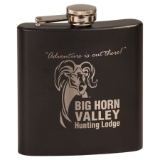 Load image into Gallery viewer, Custom Engraved 6oz. Flask - Many Colors
